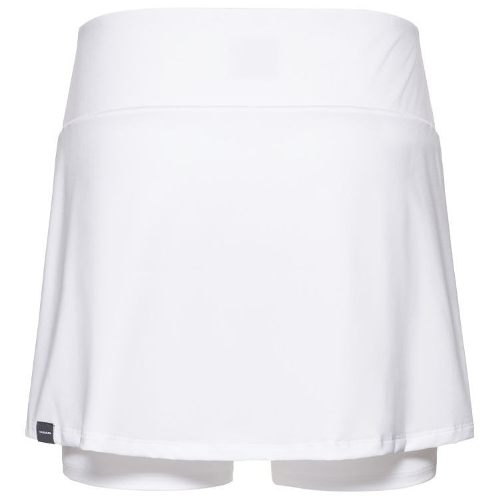 Теннисная юбка Head Club Basic Skort Long W - белый