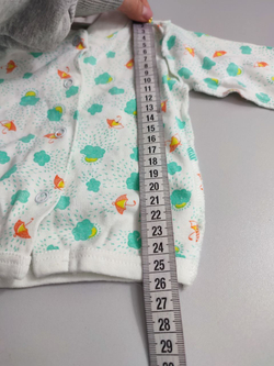 Костюм из хлопка на 1-3 месяца