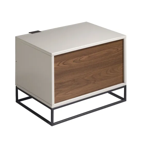 Прикроватная тумбочка Angel Cerda Estetico 7004, жемчужно-серая