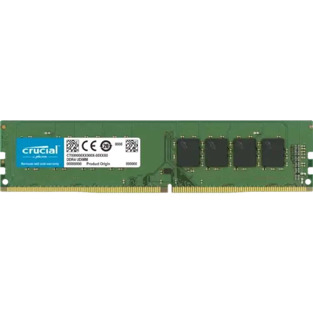 Оперативная память 16GB DDR4 3200MHz Crucial  PC4-25600 CL22 NON-ECC 1.2V CT16G4DFRA32A