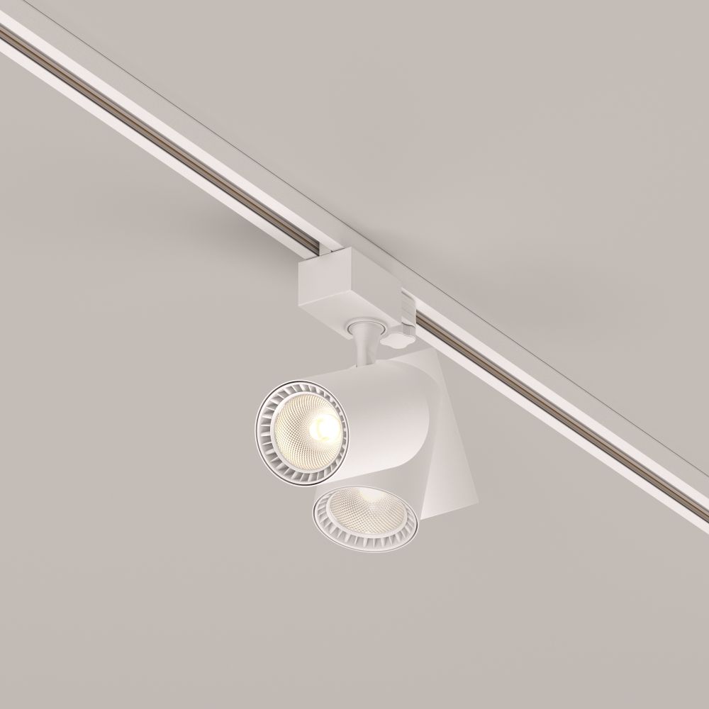 Трековый магнитный трехфазный светодиодный светильник Maytoni Trinity   TR029-3-10W3K-S-W