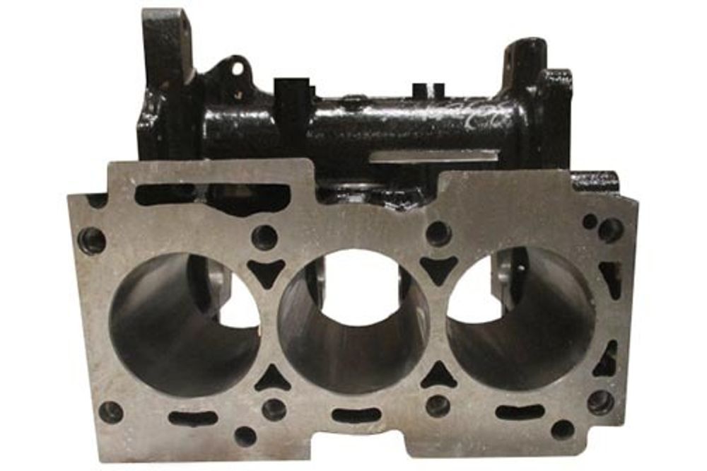 Блок цилиндров (D=76 мм) двигателя KM376ZQC/Cilinder Block