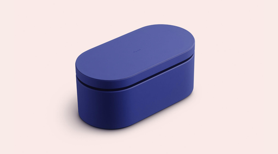 Фен Dyson Supersonic HD15, голубой/розовое золото + с подарочным кожаным чехлом