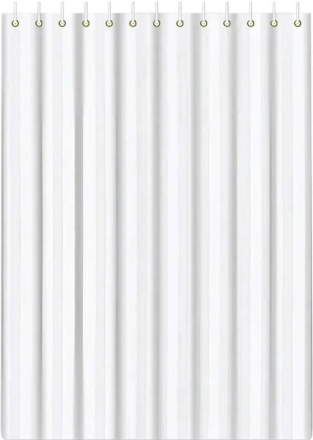 Штора для ванной 180*180"Листопад» цв.белый