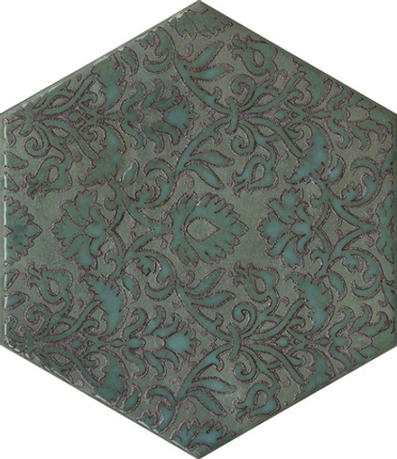 Декор Гроссето зелёный (VT/B560/SG23037N)