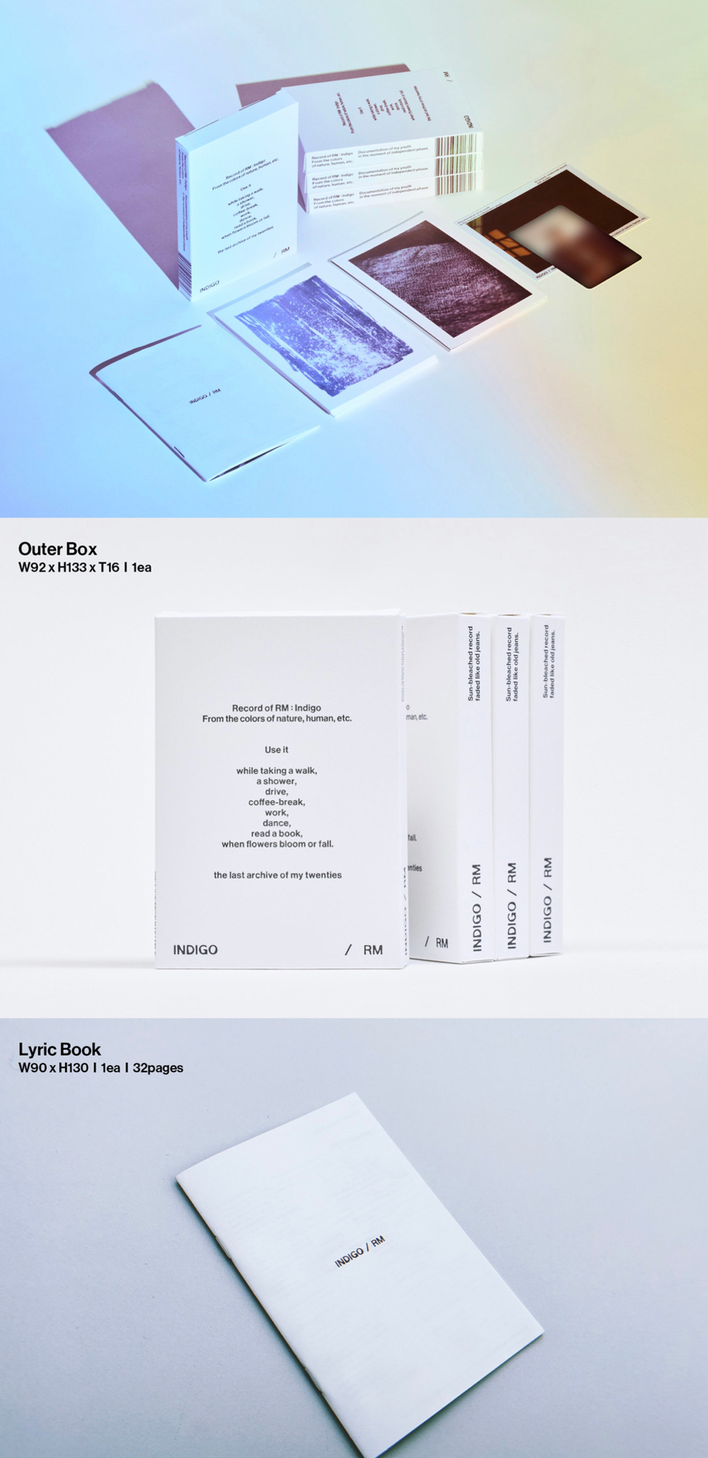 Альбом RM (BTS) - Indigo Postcard Edition (Weverse Albums ver.)
