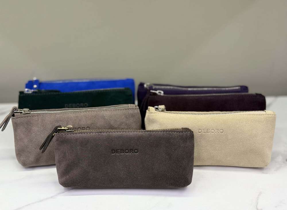 Замшевая косметичка 17-96 в ассортименте