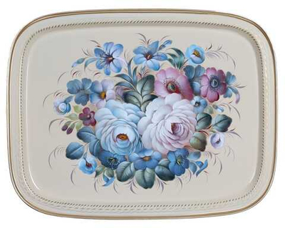 Zhostovo metal tray A19D18052664