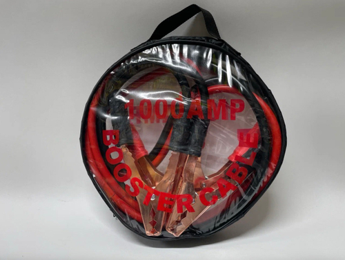 Провода (1000АMP, 2.0 метра) пусковые, прикуривания в сумке, утолщённая жила, морозостойкие, серия: RJ2337 старт кабель (2 шт. / комплект)