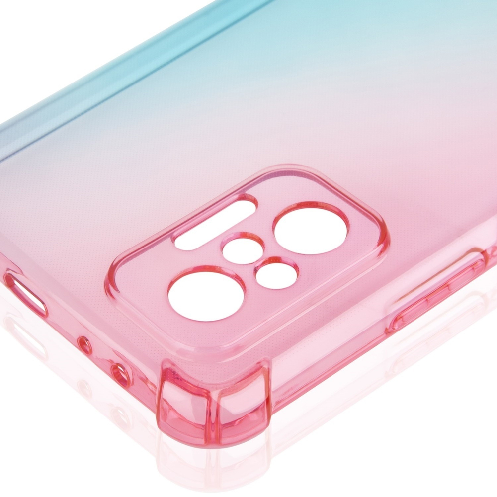 Чехол ROSCO для Xiaomi Redmi Note 10 Pro оптом (арт. XM-RN10P-HARD-TPU-PINK-BLUE)