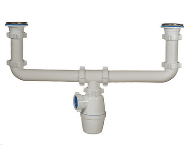 Сифон 1 1/2 40 двойной А-4009 ОРИО