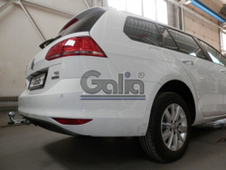Фаркоп оцинкованный Galia V073C для Volkswagen Golf VII универсал 2WD/4WD 2013-(паспорт и сертификат в комплекте)(без электрики)