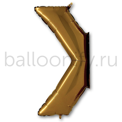 Фольгированная фигура, Символ > 100 см Gold