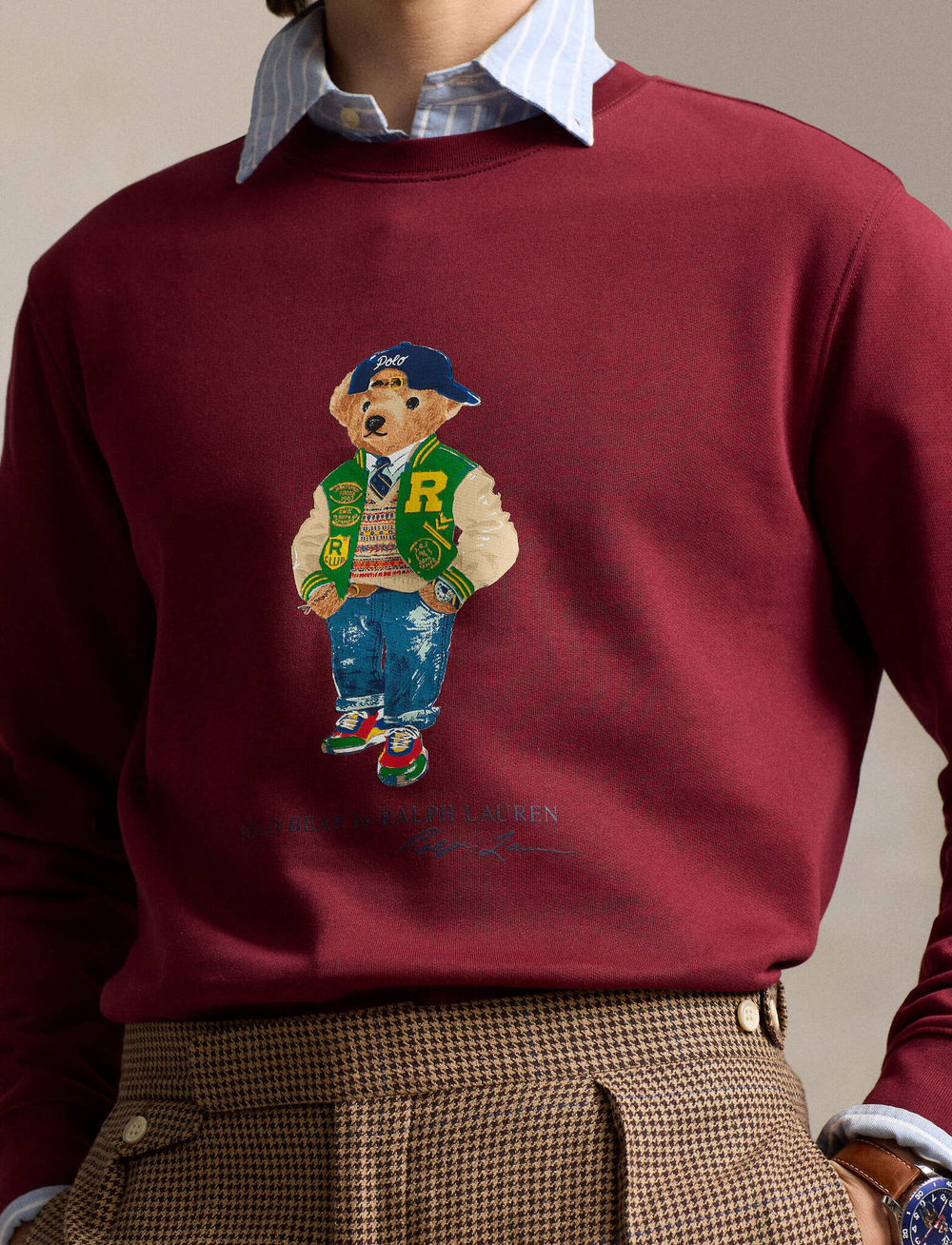 Худи POLO RALPH LAUREN - бордовый(710953718)