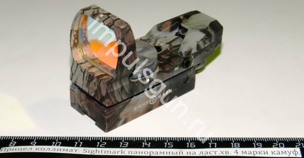 Коллиматорный прицел Sightmark панорамный на ласточкин хвост 4 марки камуф. SM13003C-DT