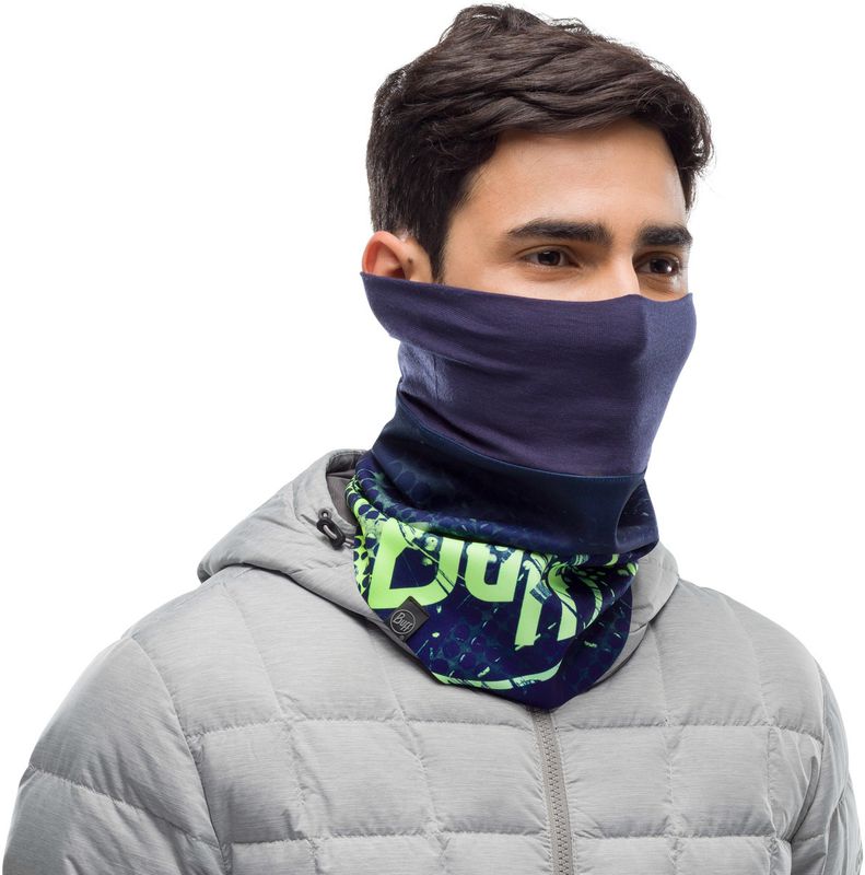 Шарф непродуваемый с маской на лицо Buff Neckwarmer Windproof Havoc Blue Фото 2