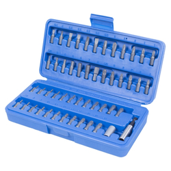 Набор вставок (бит) 1/4&quot;, HEX, TORX, Phillips, Slotted, Pozidriv, 50 предметов KING TONY 1050CQ