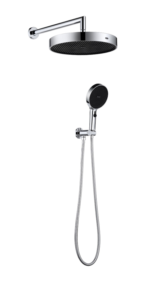 Boheme Лейка ручная+верхняя+выпуск+шланг CELL CHROME