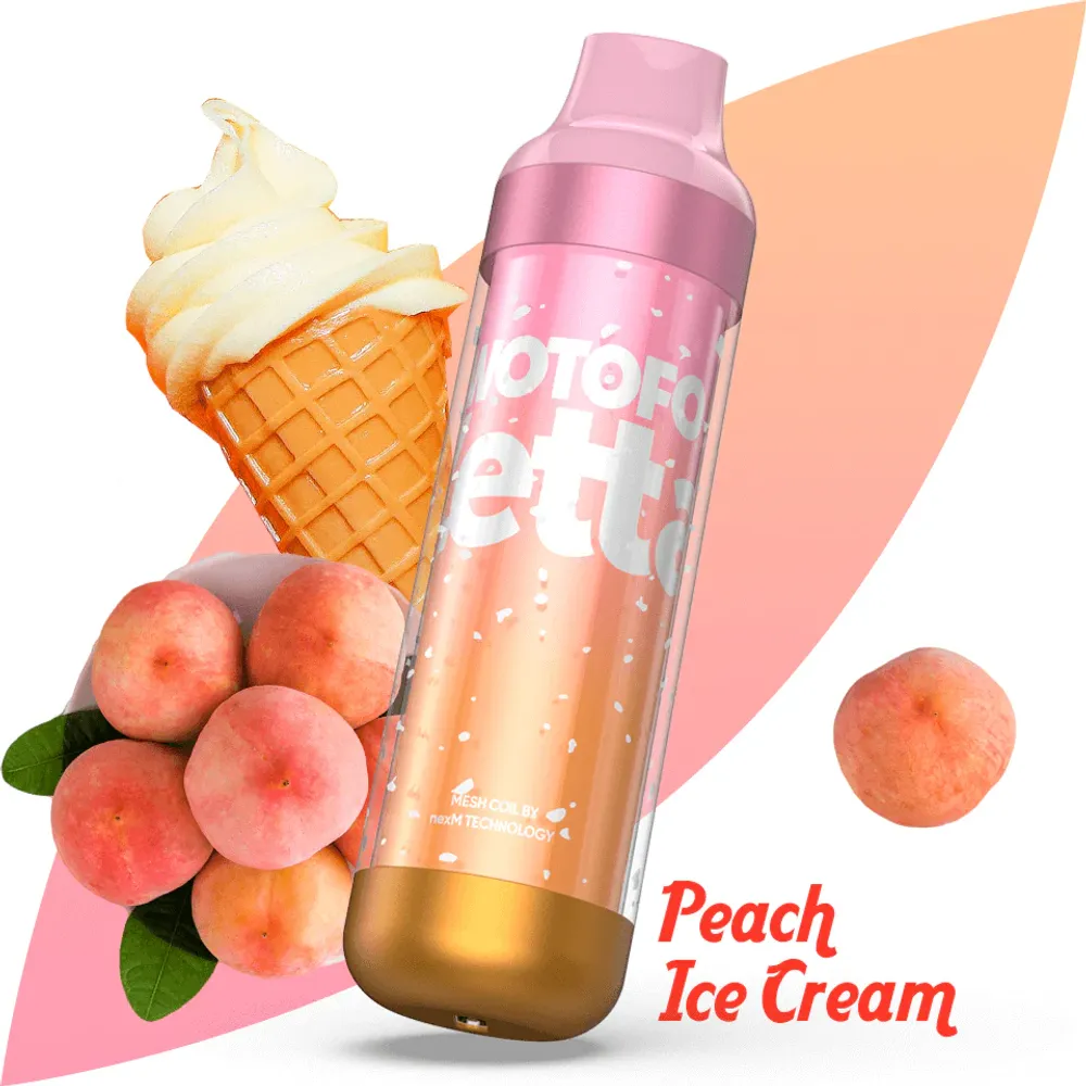 WOTOFO Zetta 6500 - Peach Ice Cream (5% nic)