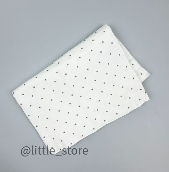 Пеленка "Звезды" 2-хслойная муслиновая, 82х90
