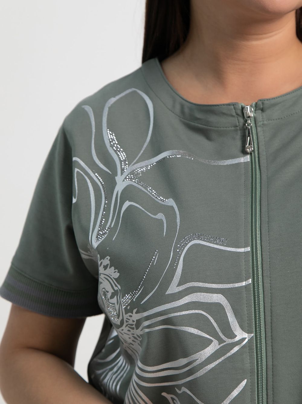 Блуза Бэлла (оливковый) Б15358-20М LT Collection