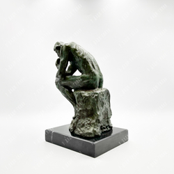 Бронзовая скульптура "Мыслитель" Огюста Родена. Бронза, литьё. Франция, ХХ в.