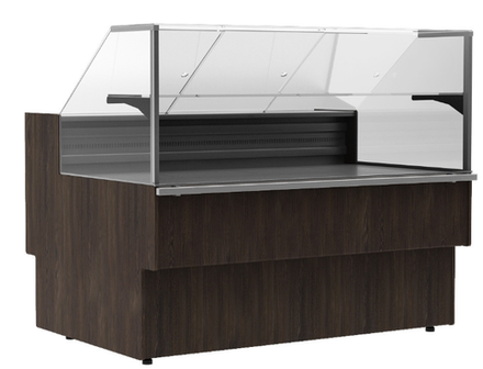 Холодильная витрина CARBOMA ВХС-1,25 BAVARIA 2 (GC110 VM 1,25-1) динамика без боковин