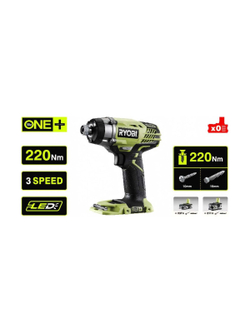 Импульсный винтовёрт Ryobi ONE+ R18iD3-0  без аккумулятора в комплекте 5133002613