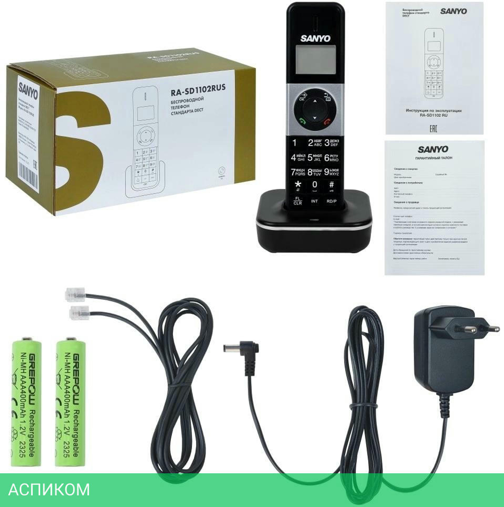 Радиотелефон DECT Sanyo RA-SD1102RUS