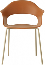 Кресло пластиковое Scab Design Lady B, тортора, терракотовый