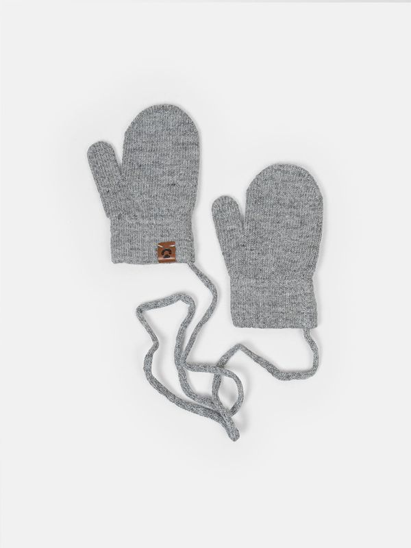 Варежки вязаные из ангоры 