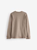 Лонгслив для мальчика Next 480-590, 2 шт., Молочный, Коричневый