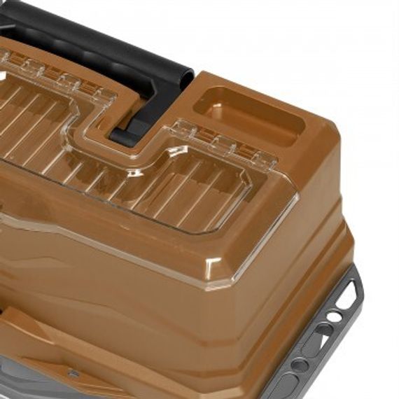 Ящик для снастей NISUS Tackle Box трехполочный золотой (N-TB-3-GO)