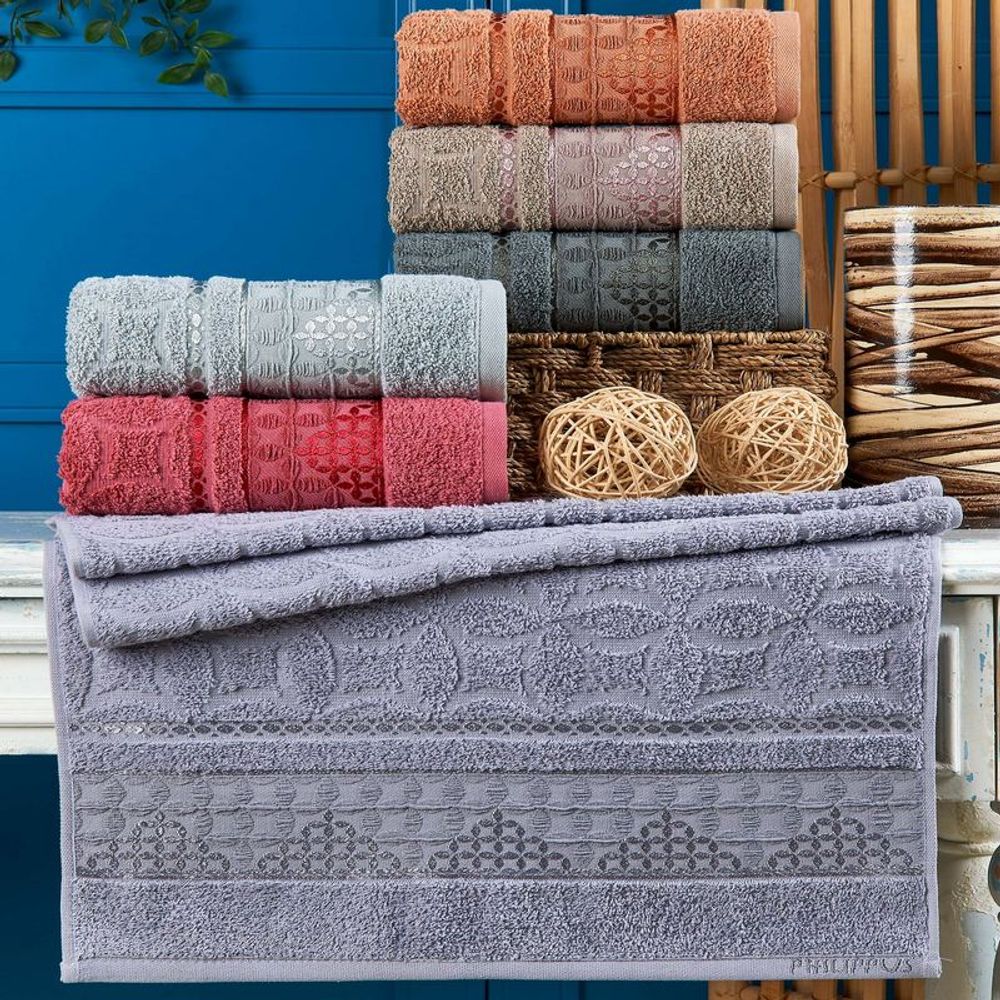 Полотенце махровое "АВТ. IKRA" PHILIPPUS, 100% хлопок, Турция.