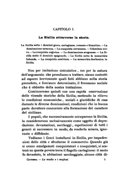 La Mafia E I Mafiosi. Origini E Manifestazioni | A. Cutrera