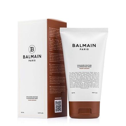 Balmain Hair Couture Маска тонирующая светло-коричневая Illuminating Colour Mask Warm Brown 150 мл