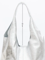 Сумка через плечо шоппер натуральная кожа