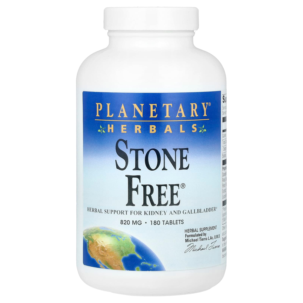 Planetary Herbals, Stone Free®, 180 таблеток