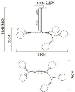 Люстра на штанге Arte Lamp