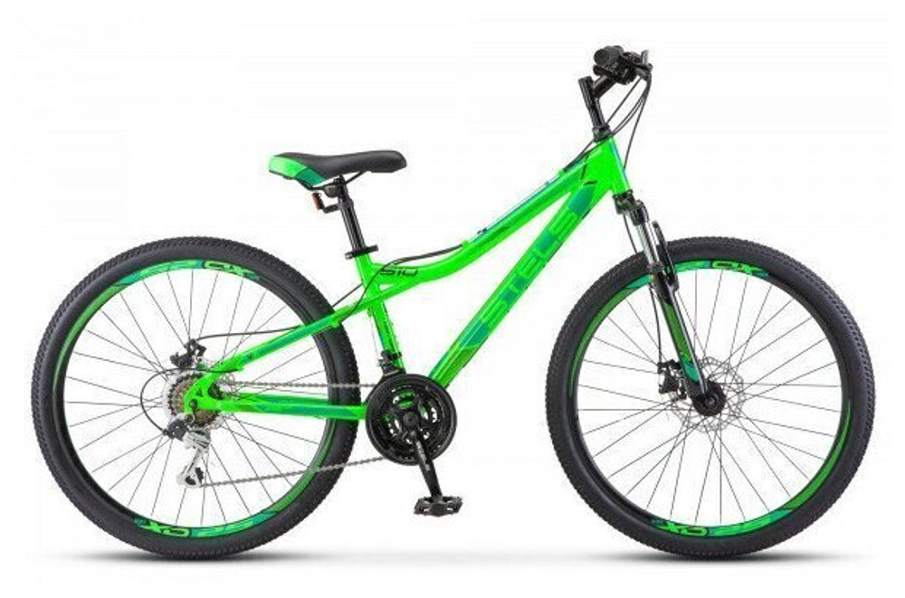 Велосипед 26" STELS Navigator-510 MD  р.14" V010   Неоновый-зеленый