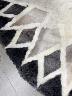 Ковер шкура натуральная овчина меховой