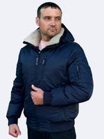 Куртка бомбер Corbona Зима синий