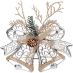Украшение новогоднее «Сказочные переливы» 19*14 см, Серебро