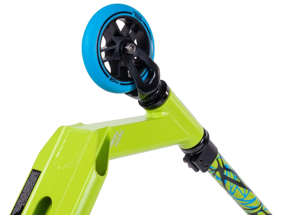 Трюковой самокат Tech Team Duker 1.0 neon green 2024