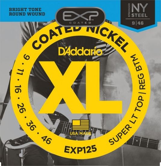 Струны для электрогитары D'ADDARIO EXP125