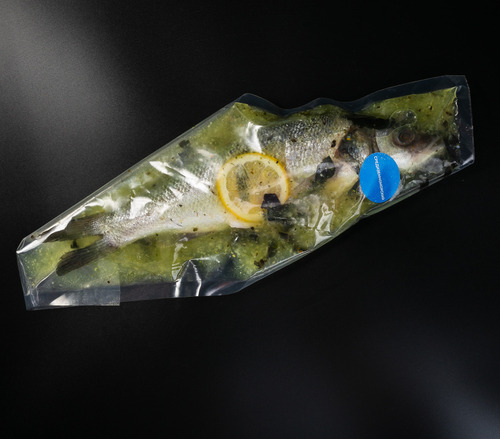 Сибас в средиземноморском маринаде