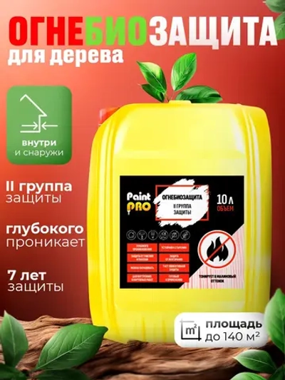Огнебиозащита II группа PaintPRO 10л