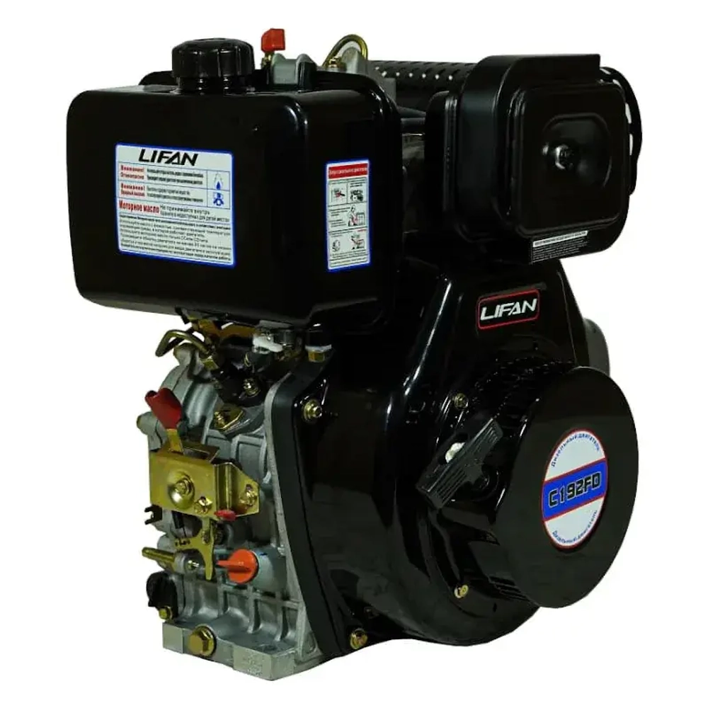 Lifan Diesel 192FD 6A двигатель дизельный конусный вал 00-00004098