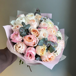 Ароматный букет роз "Нотки весны"