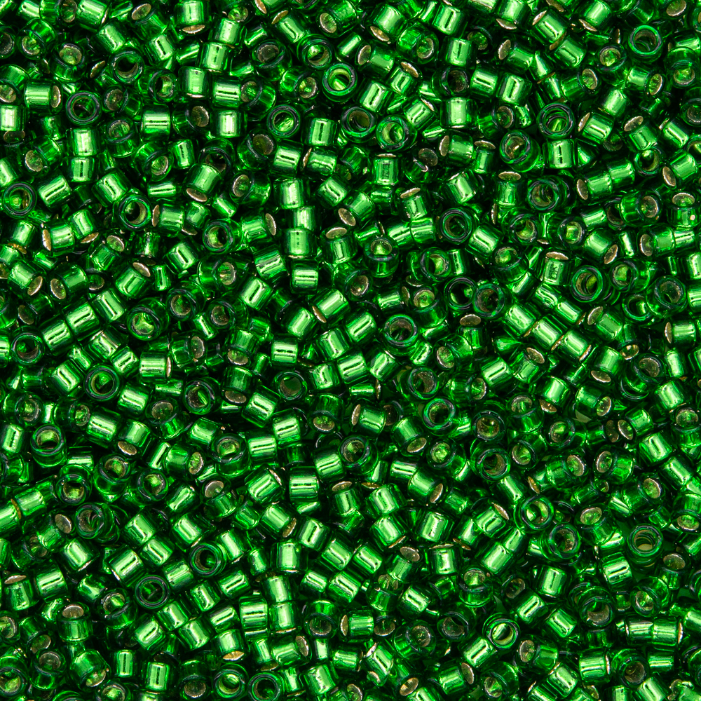 Японский бисер TOHO Treasure (№27B), с внутренним серебрением, прозрачный